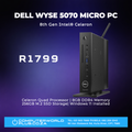 Dell Wyse 5070 Micro MFF Desktop PC | 8th Gen Intel Celeron | REFURBISHED