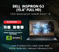 Dell Inspiron G3 (15.6" Full HD) Gaming Laptop (REFURBISHED) | Nvidia Geforce GTX 1650 T1 4GB GDDR6