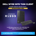 Dell Wyse 5070 PC | Intel Celeron | Windows 11 | Free Keyboard and Mouse | REFURBISHED