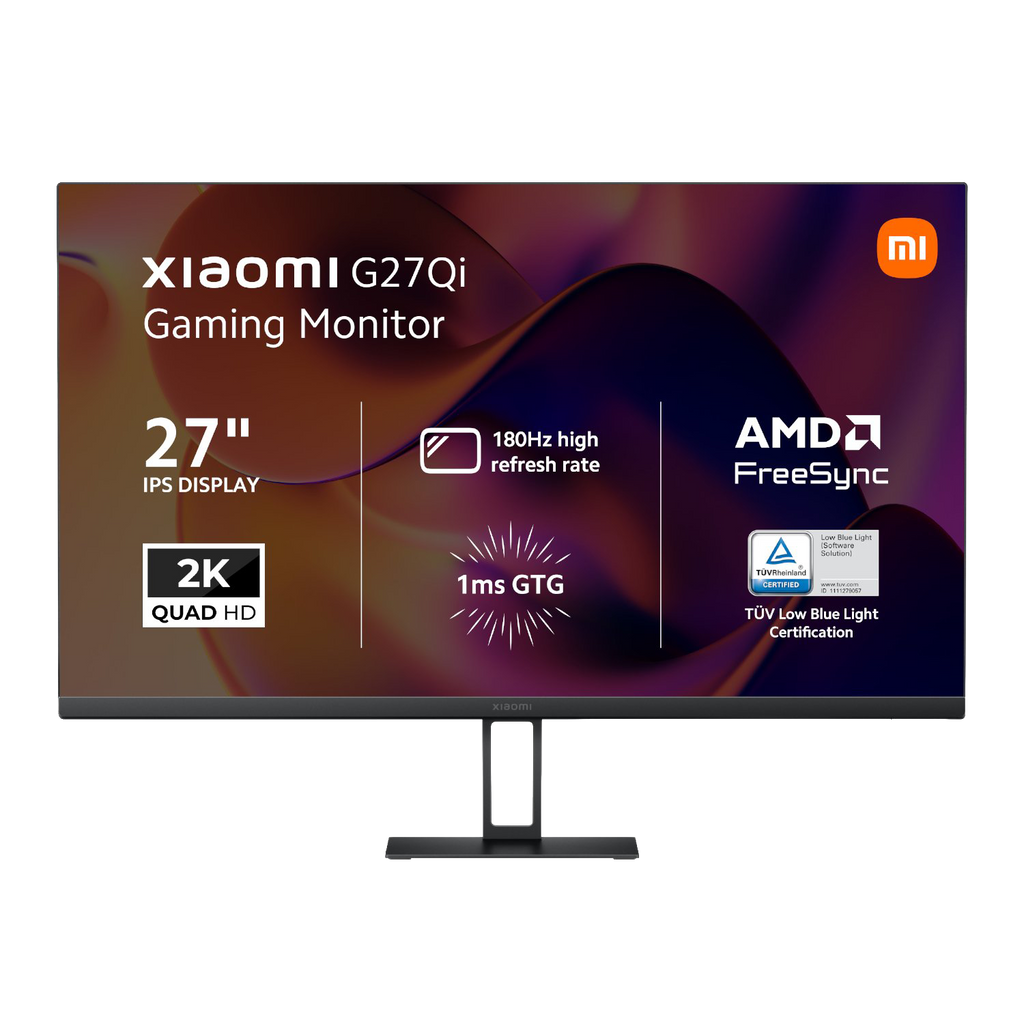 Xiaomi G27Qi 27″ 2K 1440p IPS Gaming Monitor (180Hz, 1ms, 16:9, HDMI/DP, & AMD FreeSync) (NEW SEALED)