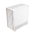 Antec FLUX Mid-Tower E-ATX Gaming Chassis Wood Front Panel – White (NEW)