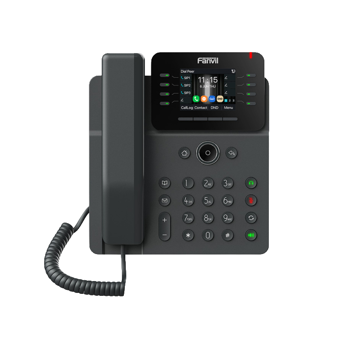 Fanvil 12SIP Colour Screen PoE WiFi 6 VoIP Phone | V62W (NEW SEALED)