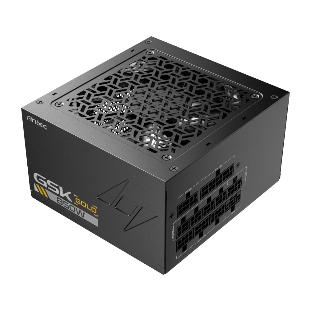 Antec GSK 850W PCIe 5.1 Gen5 80 PLUS Gold Fully Modular Power Supply (NEW SEALED)