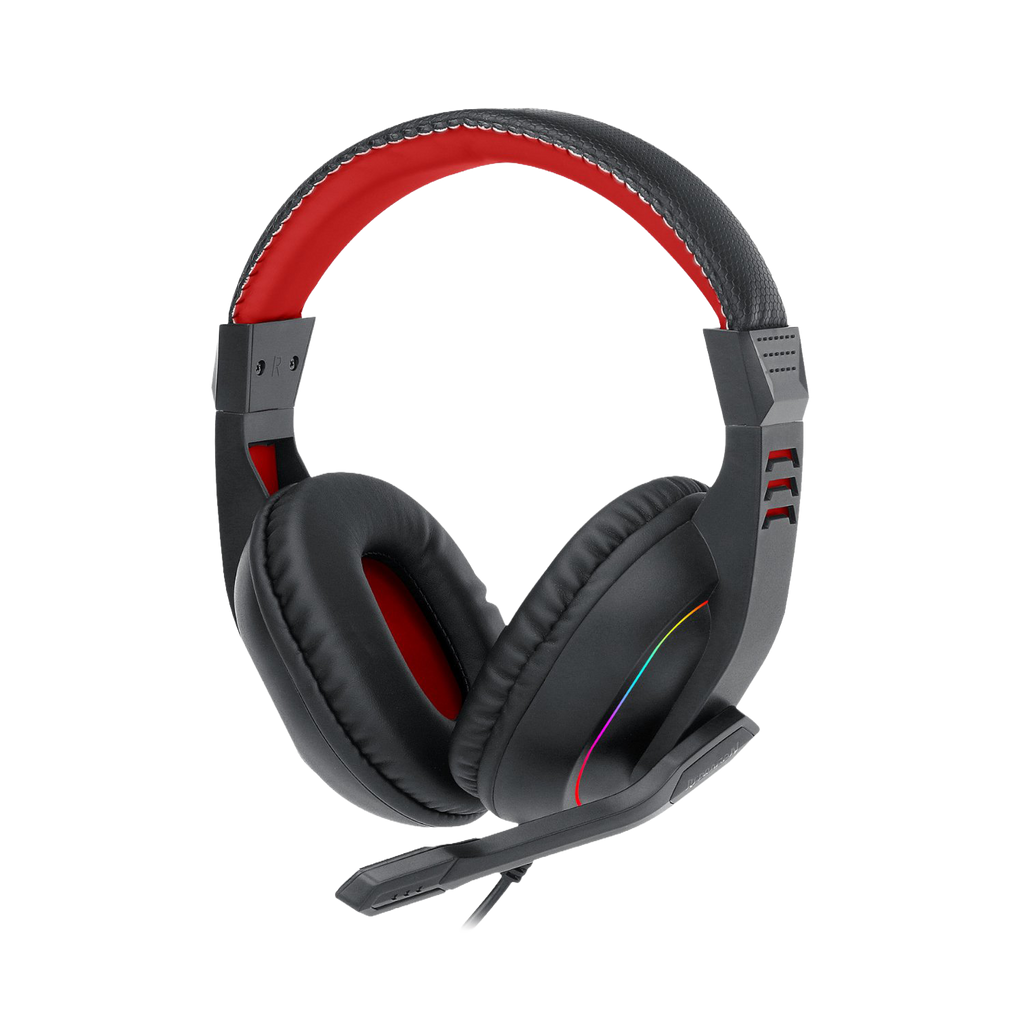 Redragon Over-Ear ARES Aux RGB Gaming Headset – Black (NEW SEALED)