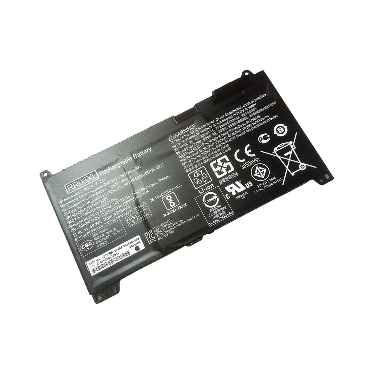 Replacement Battery for Laptop - HP G4 430 440 450 470 RR03XL | HPRR03