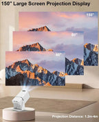 HTPNEO H69 Multimedia Smart Home Theater Projector (NEW SEALED)