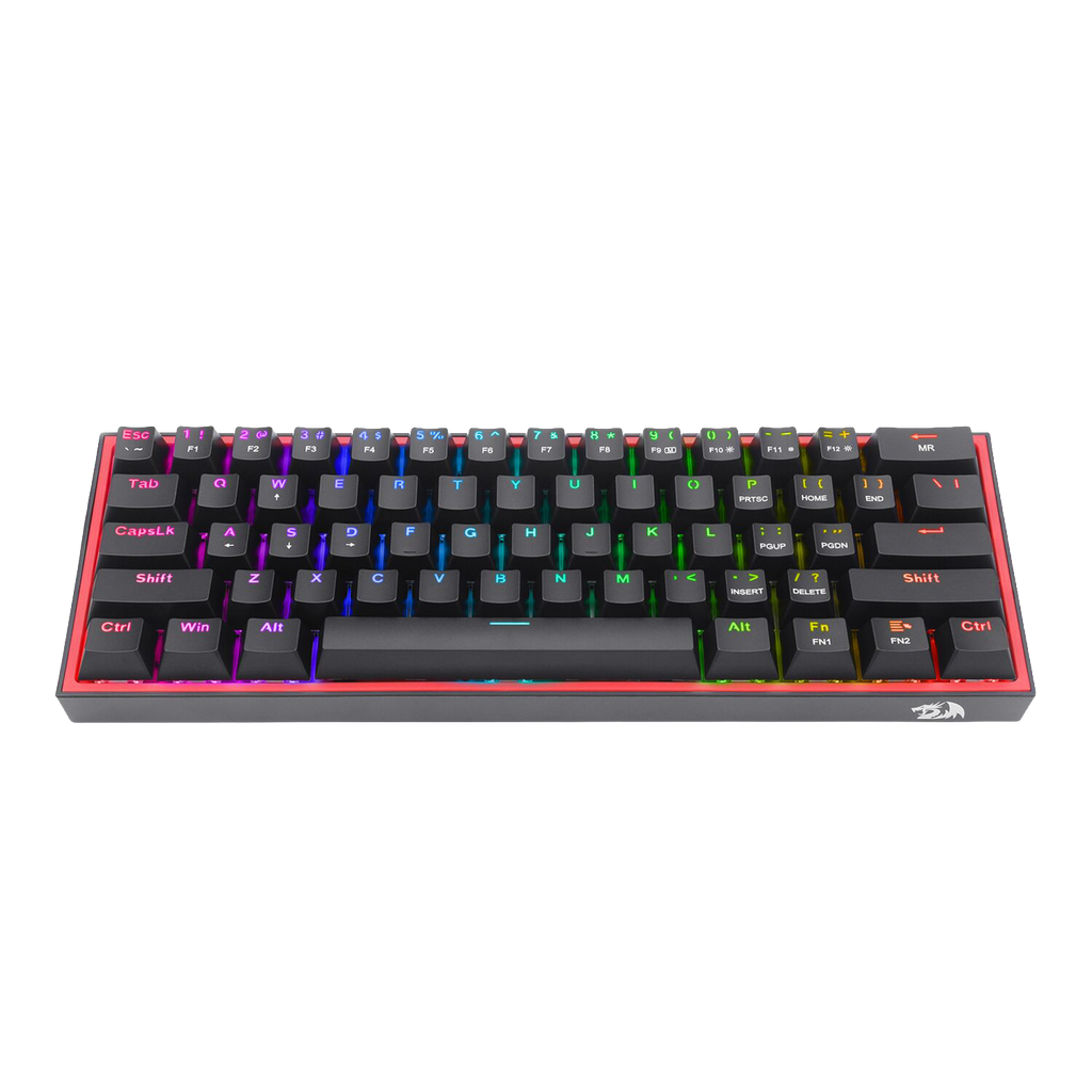 Redragon K617 FIZZ 60% Wired RGB Gaming Keyboard – Black (NEW SEALED)