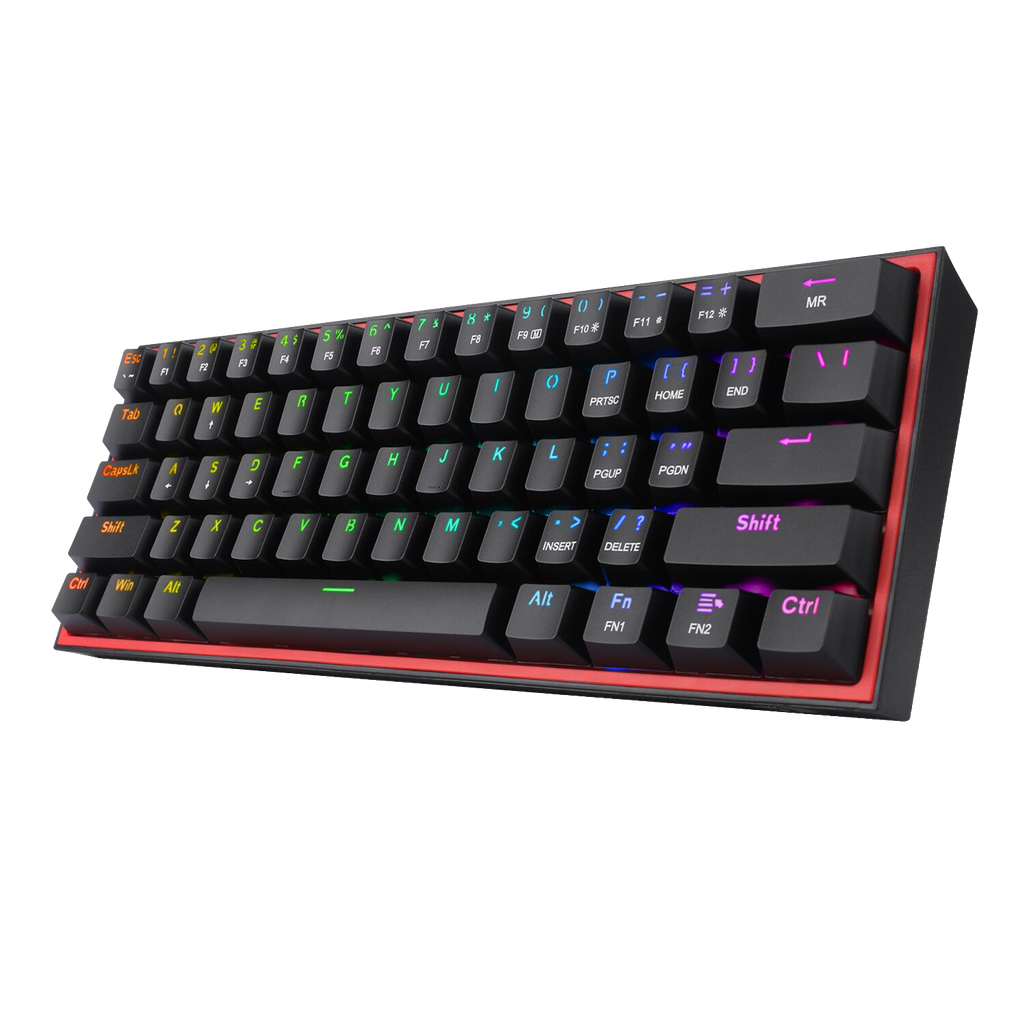Redragon K617 FIZZ 60% Wired RGB Gaming Keyboard – Black (NEW SEALED)