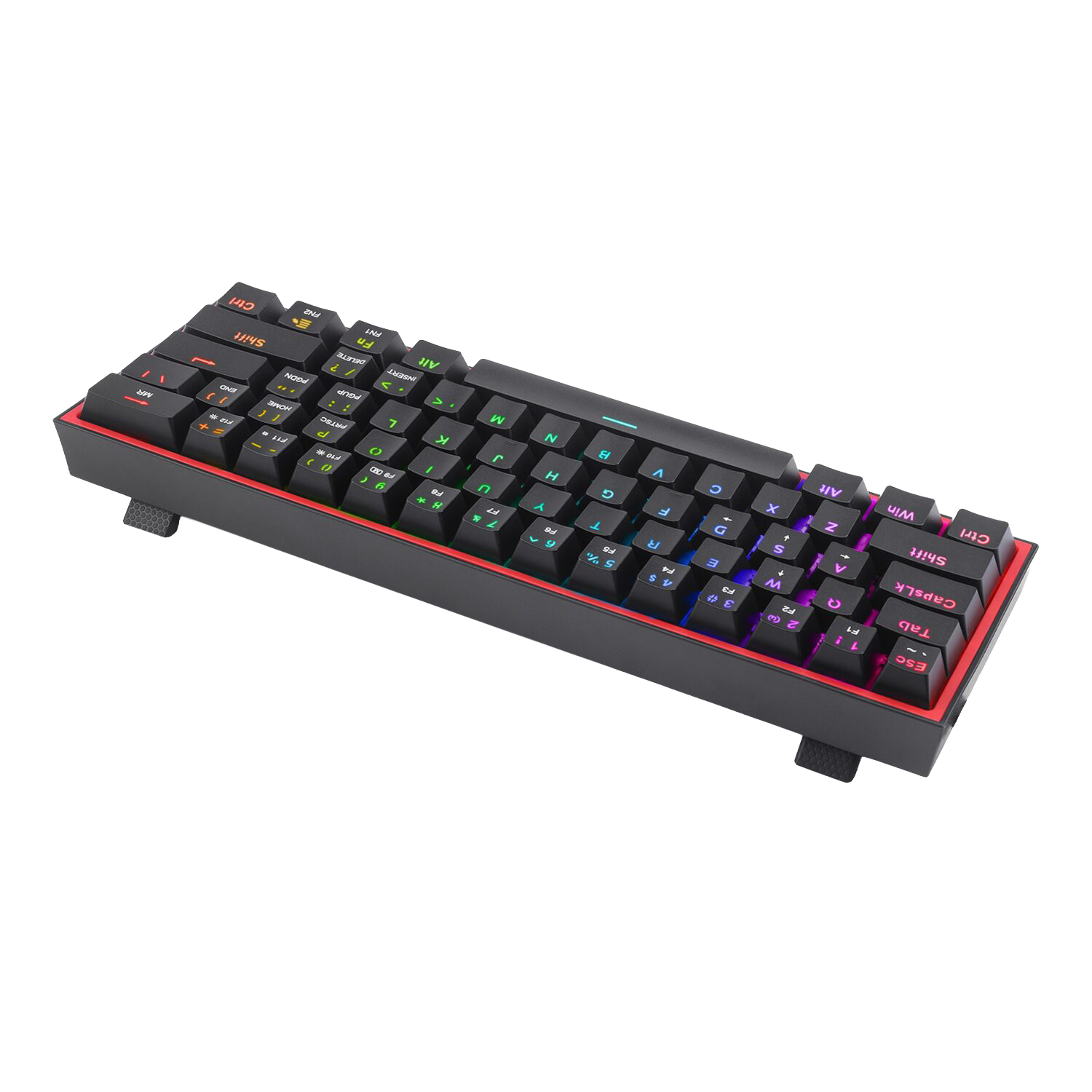 Redragon K617 FIZZ 60% Wired RGB Gaming Keyboard – Black (NEW SEALED)
