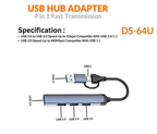 LDNIO USB Hub Adapter | 4-in-1