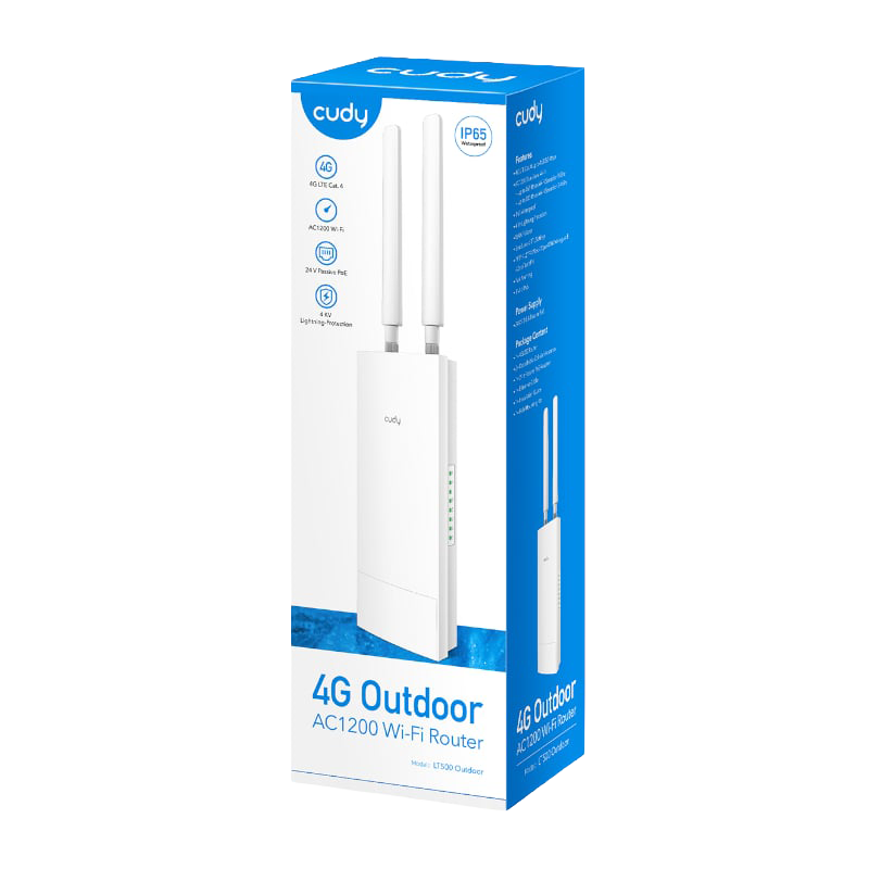 Cudy AC1200 WiFi 4G LTE Cat4 Outdoor Router (NEW SEALED)