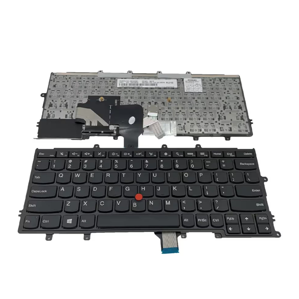 Replacement Keyboard Lenovo X240 250 260 - With Pointer - Backlit (KBLEX240-B)