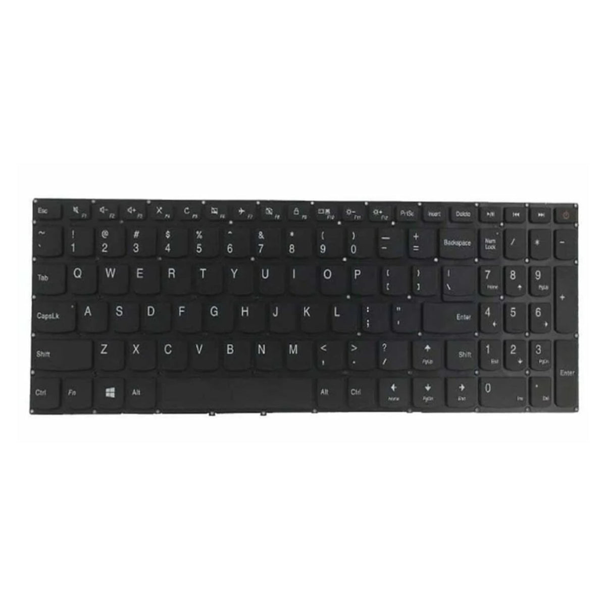 Replacement Keyboard Lenovo Ideapad 110-15ACL,15AST,15IBR (KBLN110-15ACL)