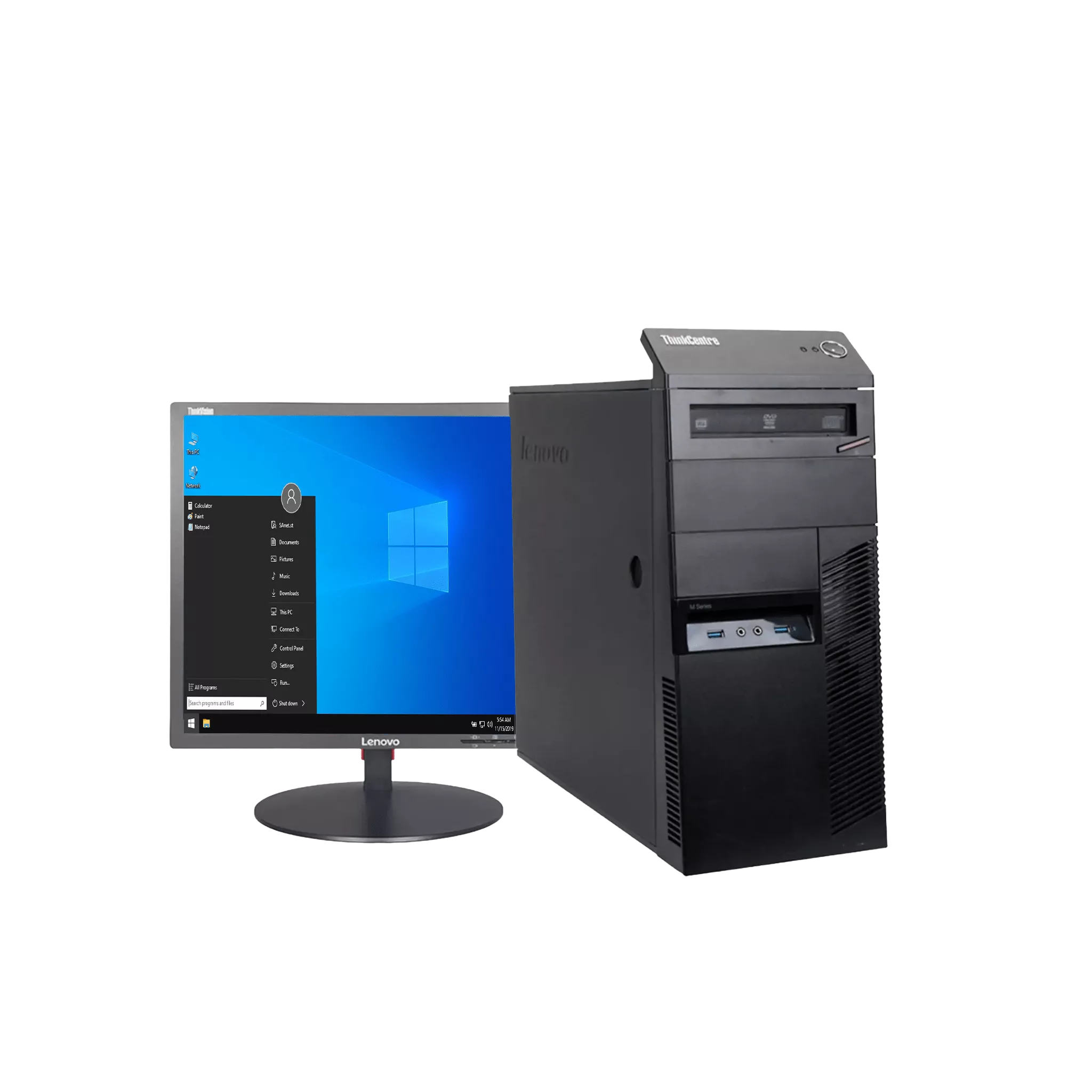 Lenovo Thinkcenter Combo | Intel Core i5 CPU | Windows 10 Pro. (REFURBISHED)