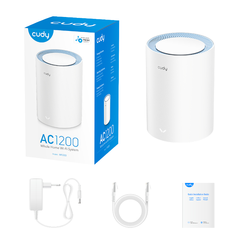 Cudy AC1200 Wi-Fi Mesh Kit 1 Pack (NEW SEALED)
