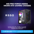 MSI Pro Forge M050A Micro-ATX Gaming Chassis | BRAND NEW