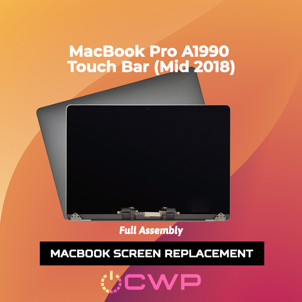 MacBook Pro A1990 Touch Bar (Mid 2018) Replacement Screen