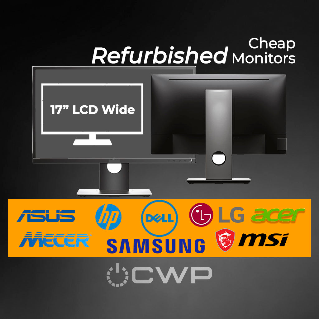 Refurbished Monitor 17" LCD Wide
