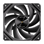 Antec NOVA 120 PWM Fan – 9 BLADE – 3 Pack with Speed Controller – Black (NEW)