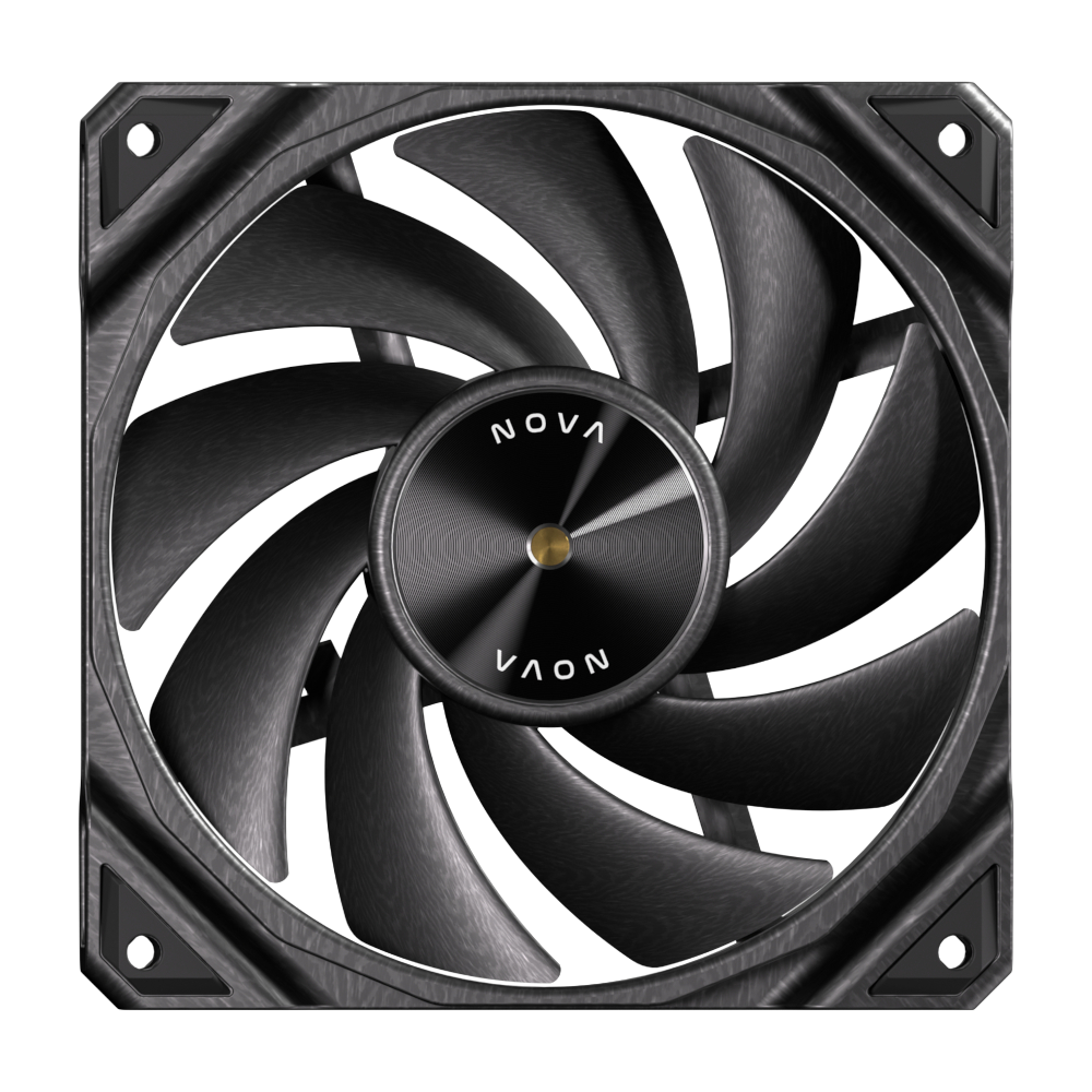 Antec NOVA 120 PWM Fan – 9 BLADE – 3 Pack with Speed Controller – Black (NEW)