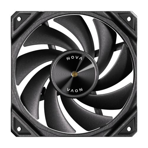 Antec NOVA 120 PWM Fan – 9 BLADE – 3 Pack with Speed Controller – Black (NEW)