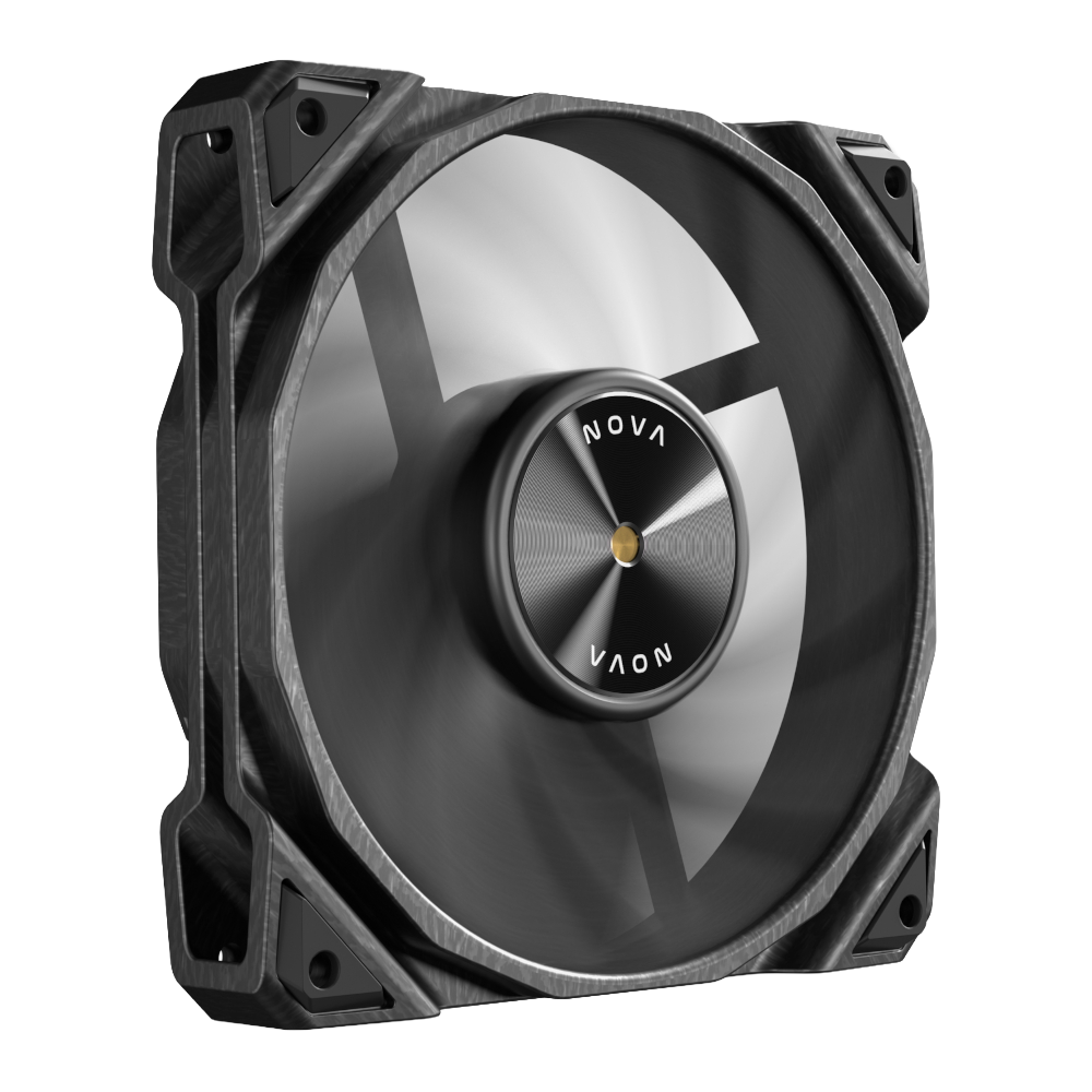 Antec NOVA 120 PWM Fan – 9 BLADE – 3 Pack with Speed Controller – Black (NEW)