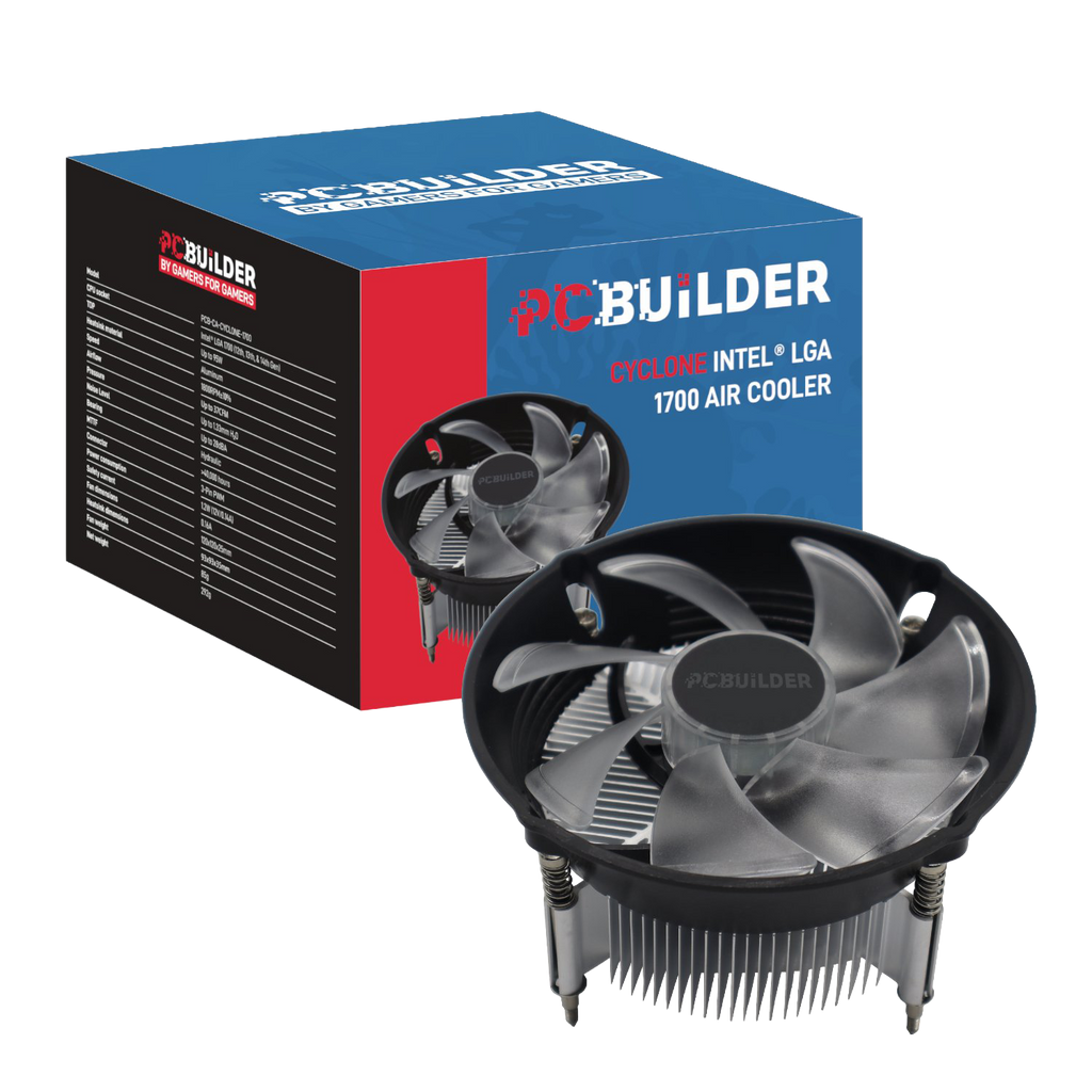 PCBuilder CYCLONE Intel® LGA 1700 Air Cooler