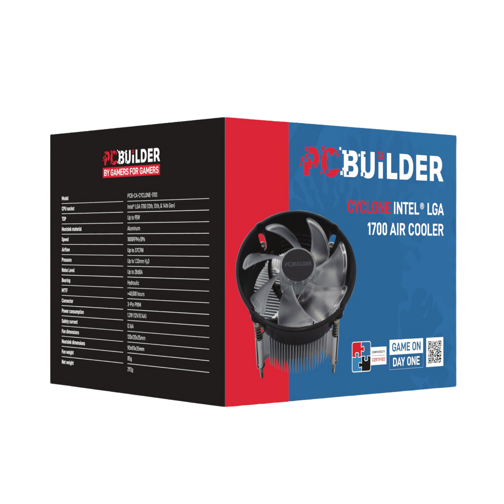 PCBuilder CYCLONE Intel® LGA 1700 Air Cooler