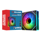 PCBuilder STORM PRISM 120mm ARGB Centre Infinity Mirror Fan (NEW)