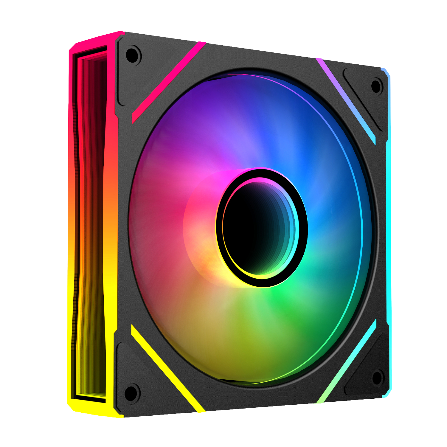 PCBuilder STORM PRISM 120mm ARGB Centre Infinity Mirror Fan (NEW)