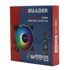 PCBuilder Tempest Chill 120MM ARGB Dual Glow Fan (NEW)