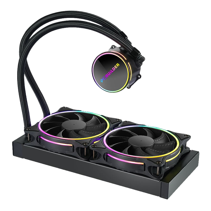 PCBuilder Hydro Chill 240MM AIO Liquid CPU Cooler ARGB (NEW SEALED)
