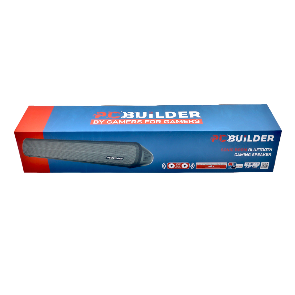 PCBuilder SONIC BOOM Bluetooth Gaming Speaker (NEW)