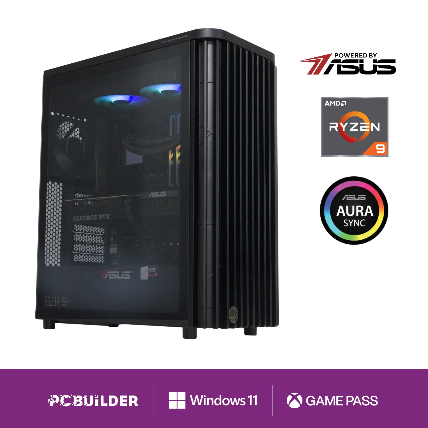 PCBuilder Ryzen 9 9900X CONTENT CREATOR/ 3D RENDERING/ VIDEO EDITING/ GRAPHIC DESIGN PC (NEW SEALED)