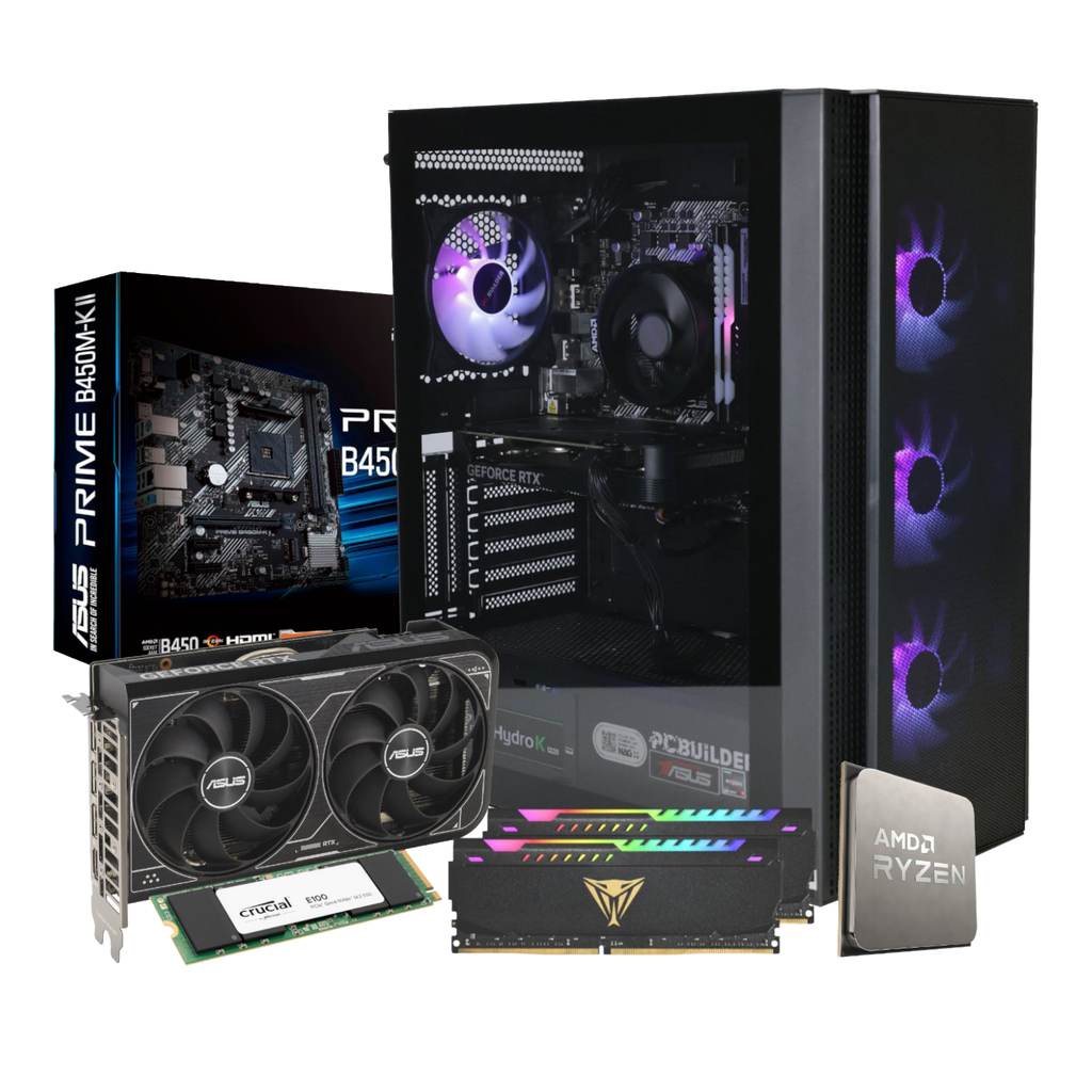 PCBuilder Ryzen 5 5600X TITAN Windows 11 Gaming PC (NEW SEALED)