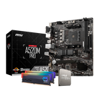 AMD Ryzen 5 5600GT – 16GIG 3200MHZ GAMING RAM – MSI A520M MB – LEVEL UP Core Upgrade Kit