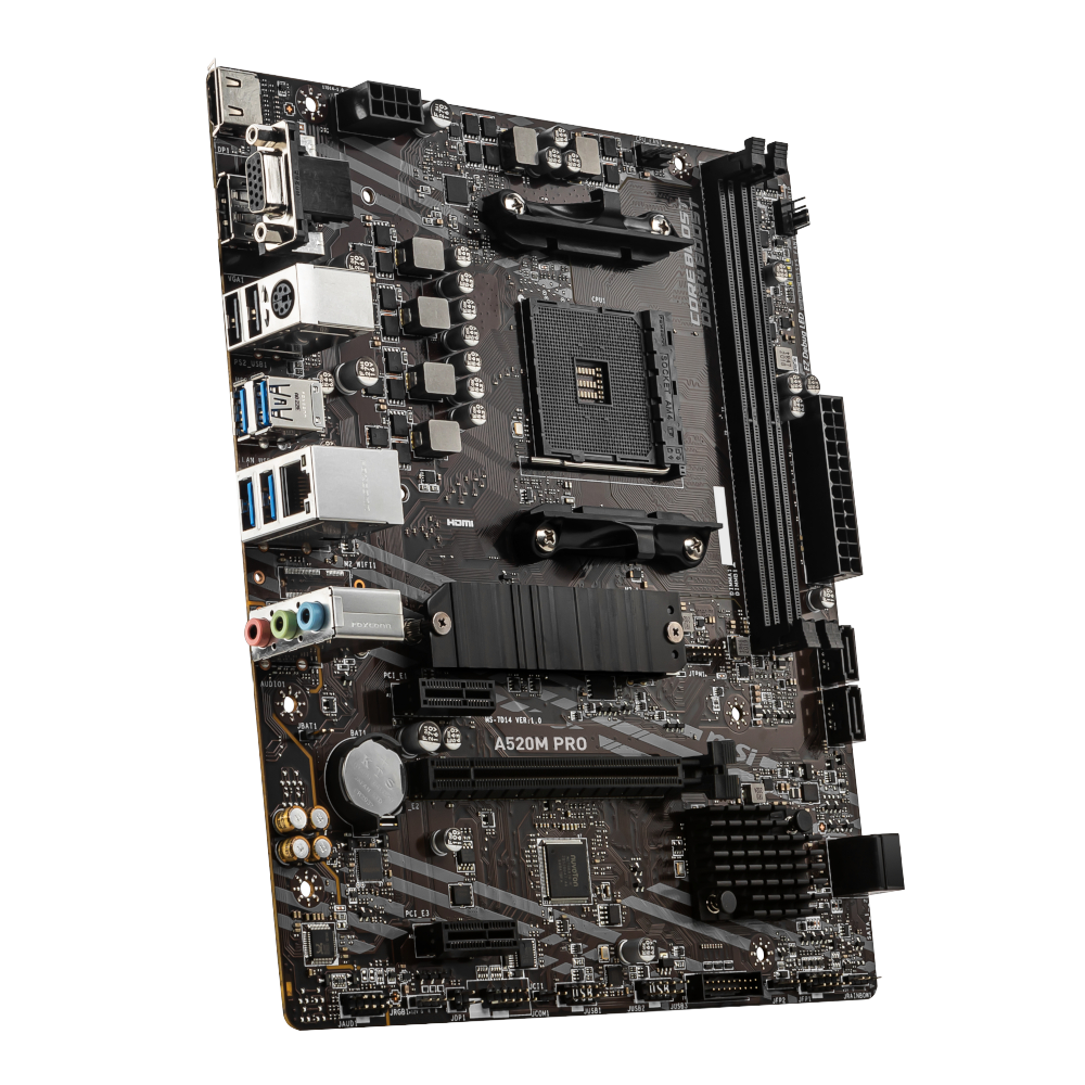 AMD Ryzen 5 5600GT – 16GIG 3200MHZ GAMING RAM – MSI A520M MB – LEVEL UP Core Upgrade Kit