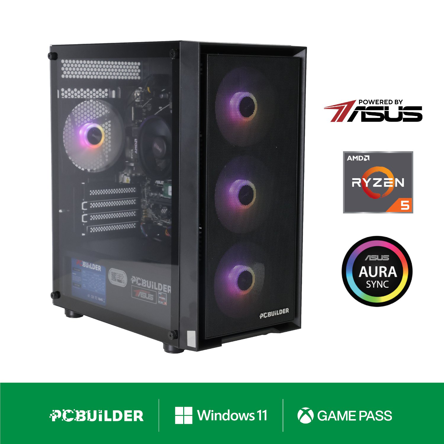 PCBuilder Ryzen 5 8600G WARDEN Windows 11 Gaming PC (NEW SEALED)