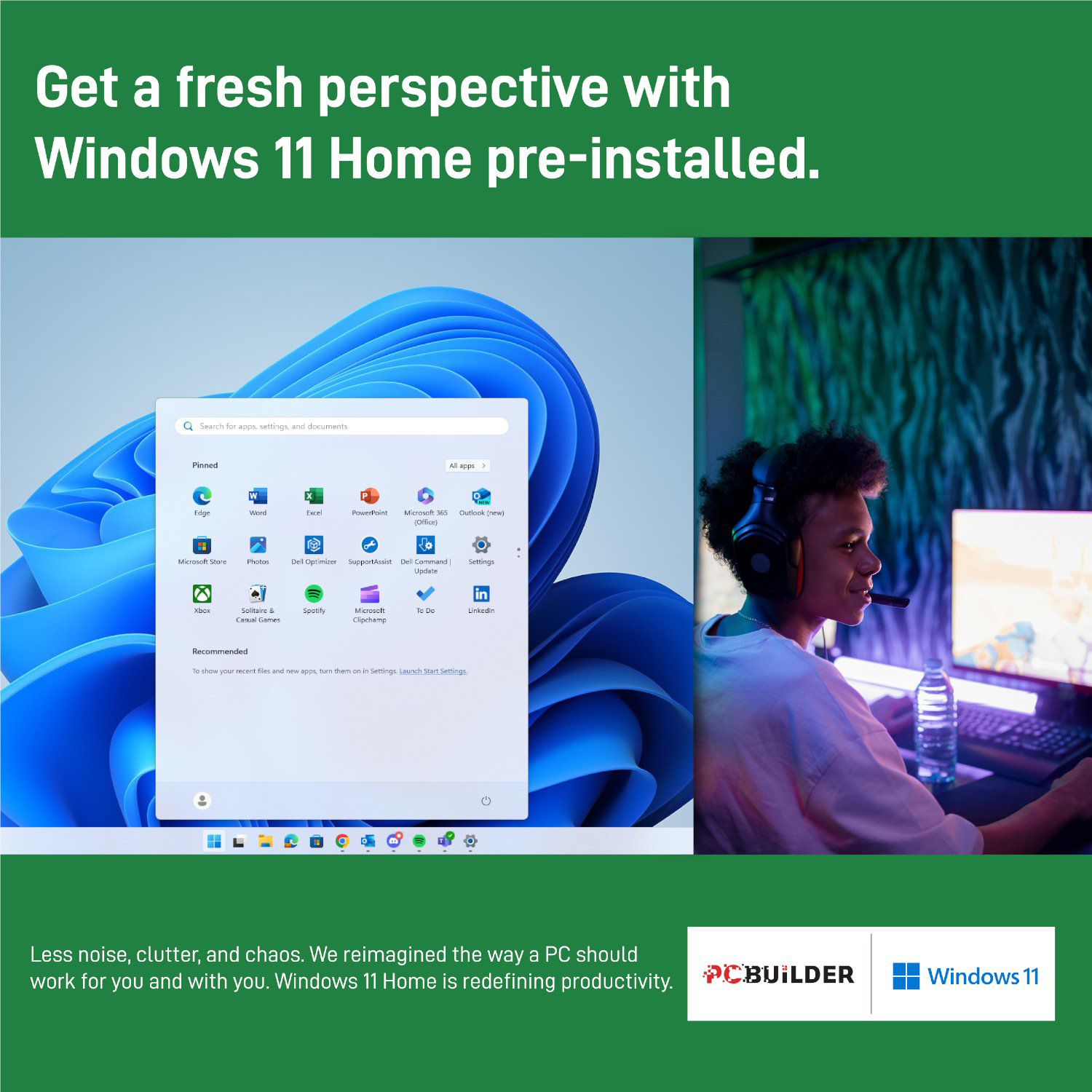 PCBuilder Ryzen 5 8600G WARDEN Windows 11 Gaming PC (NEW SEALED)