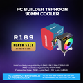 PCBuilder 90mm Air CPU Cooler | FLASH SALE
