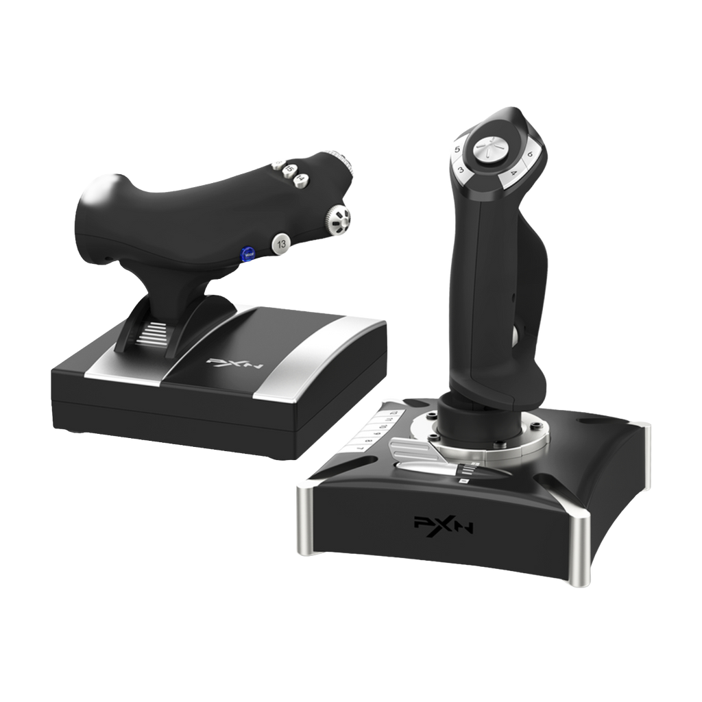 PXN 2119 PRO Flight Simulator Joystick Combo (NEW)