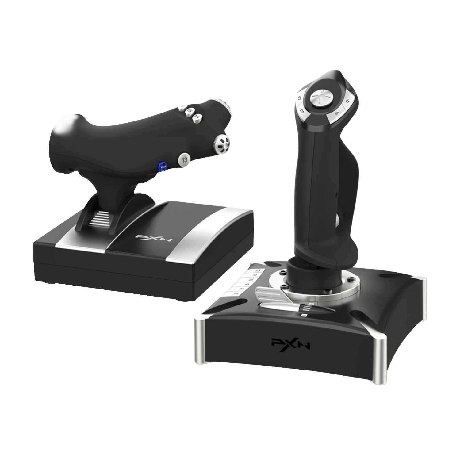 PXN 2119 PRO Flight Simulator Joystick Combo (NEW)