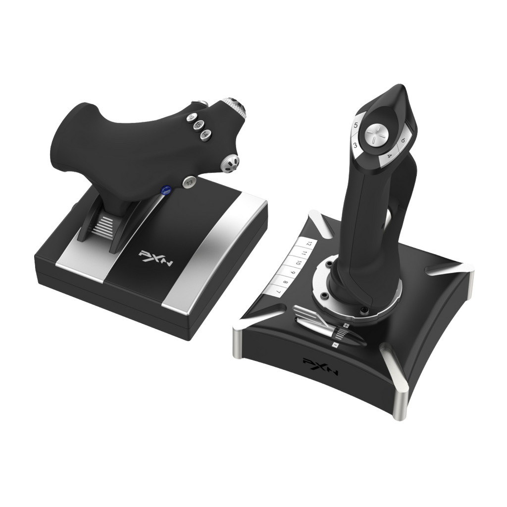 PXN 2119 PRO Flight Simulator Joystick Combo (NEW)
