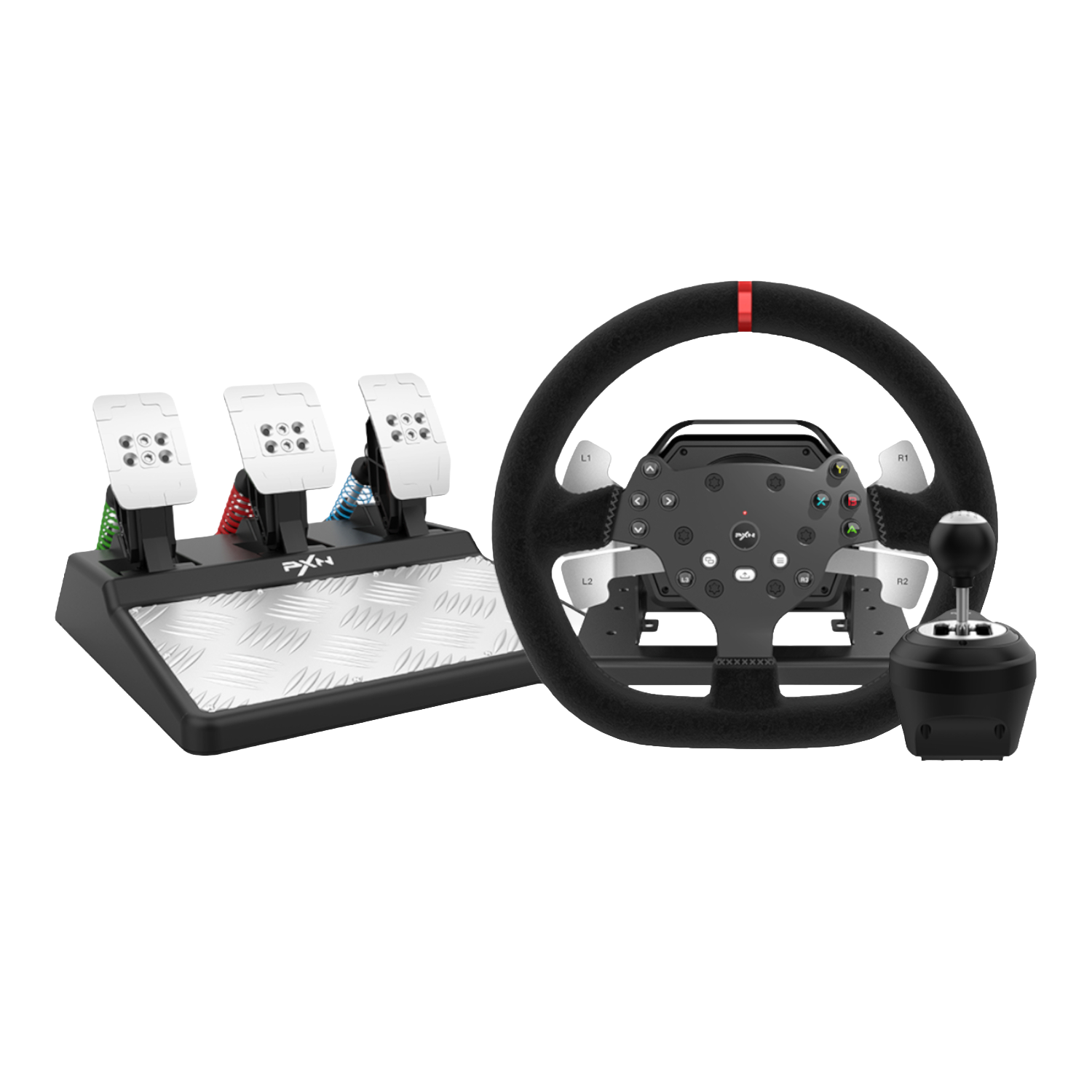 PXN V10 3-in-1 Force Feedback Steering Wheel Combo (NEW)