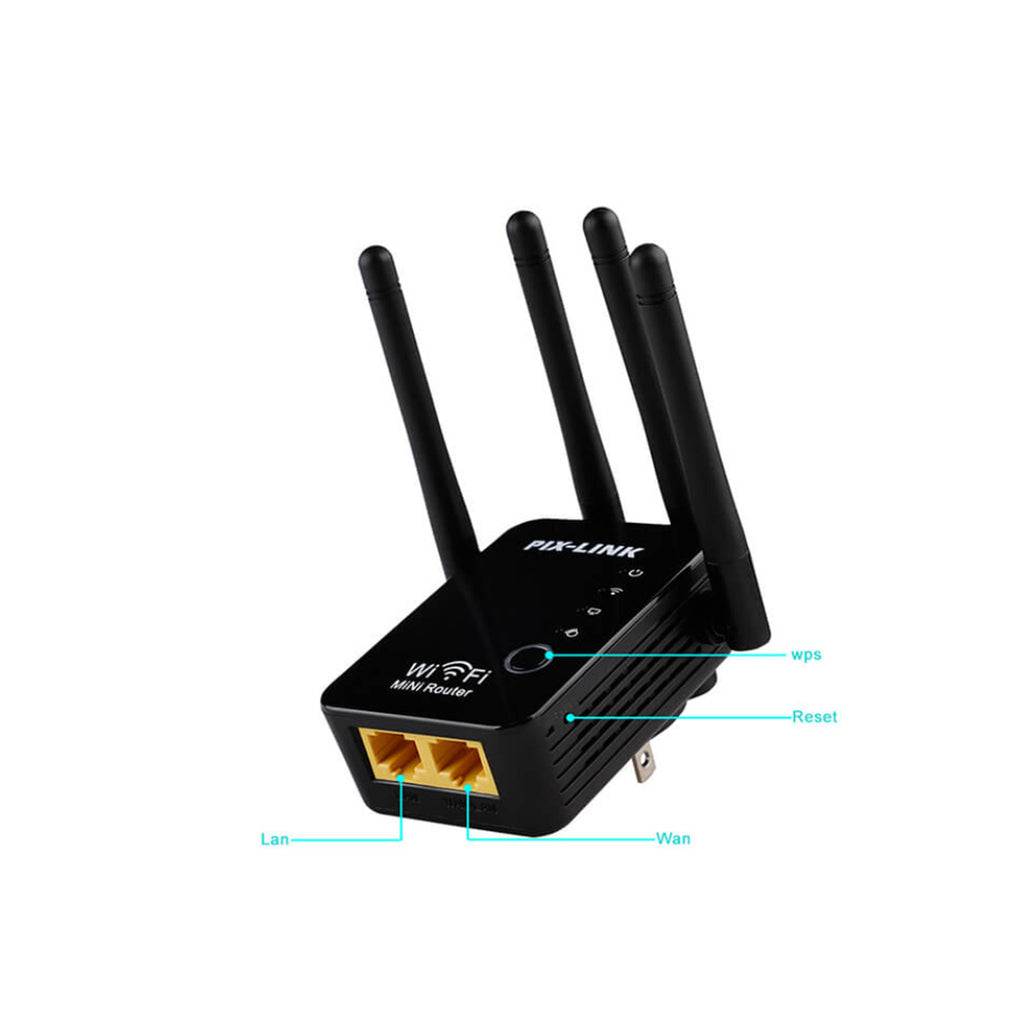 Wifi Repeater/Router/AP - Black