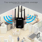 Wifi Repeater/Router/AP - Black