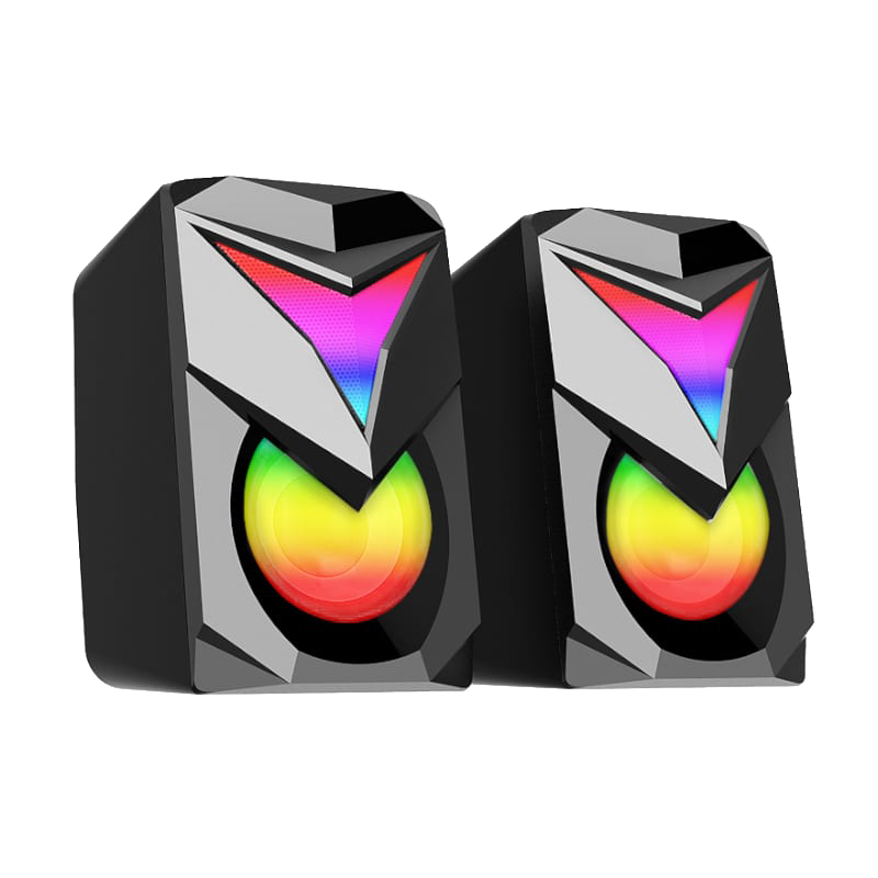 REDRAGON 2.1 Satellite Speaker TOCCATA RGB 11W Gaming Speaker – Black