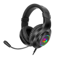 REDRAGON Over-Ear HYLAS Aux (Mic & Headset)|USB (Power Only) RGB Gaming Headset – Black (NEW SEALED)