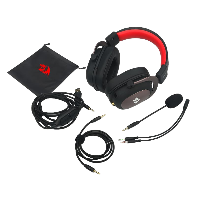 REDRAGON Over-Ear ZEUS 2 USB Gaming Headset – Black (NEW SEALED)