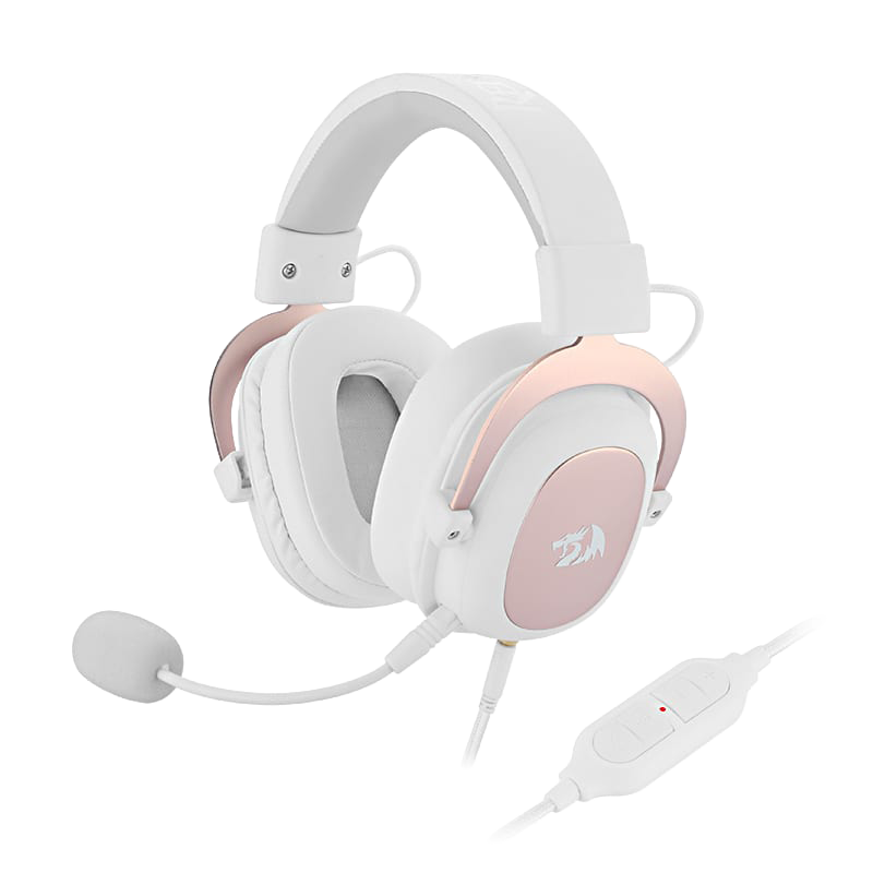 REDRAGON Over-Ear ZEUS 2 USB Gaming Headset – White (NEW SEALED)